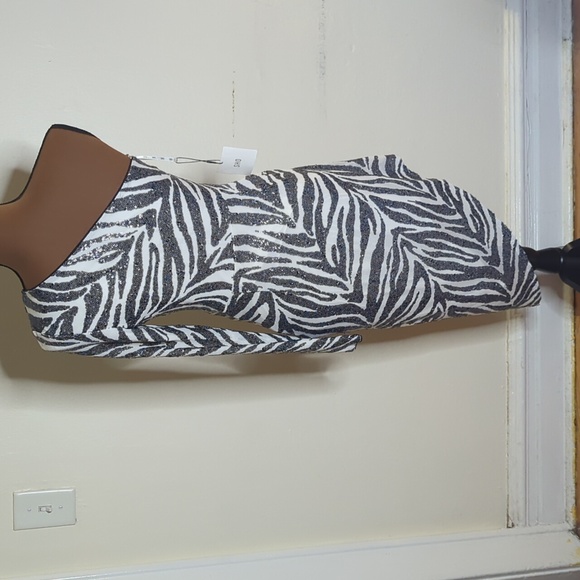 NWT SHO by Tadashi Shoji Gigi one shoulder asymmetrical sequin cocktail dress S - Picture 7 of 15